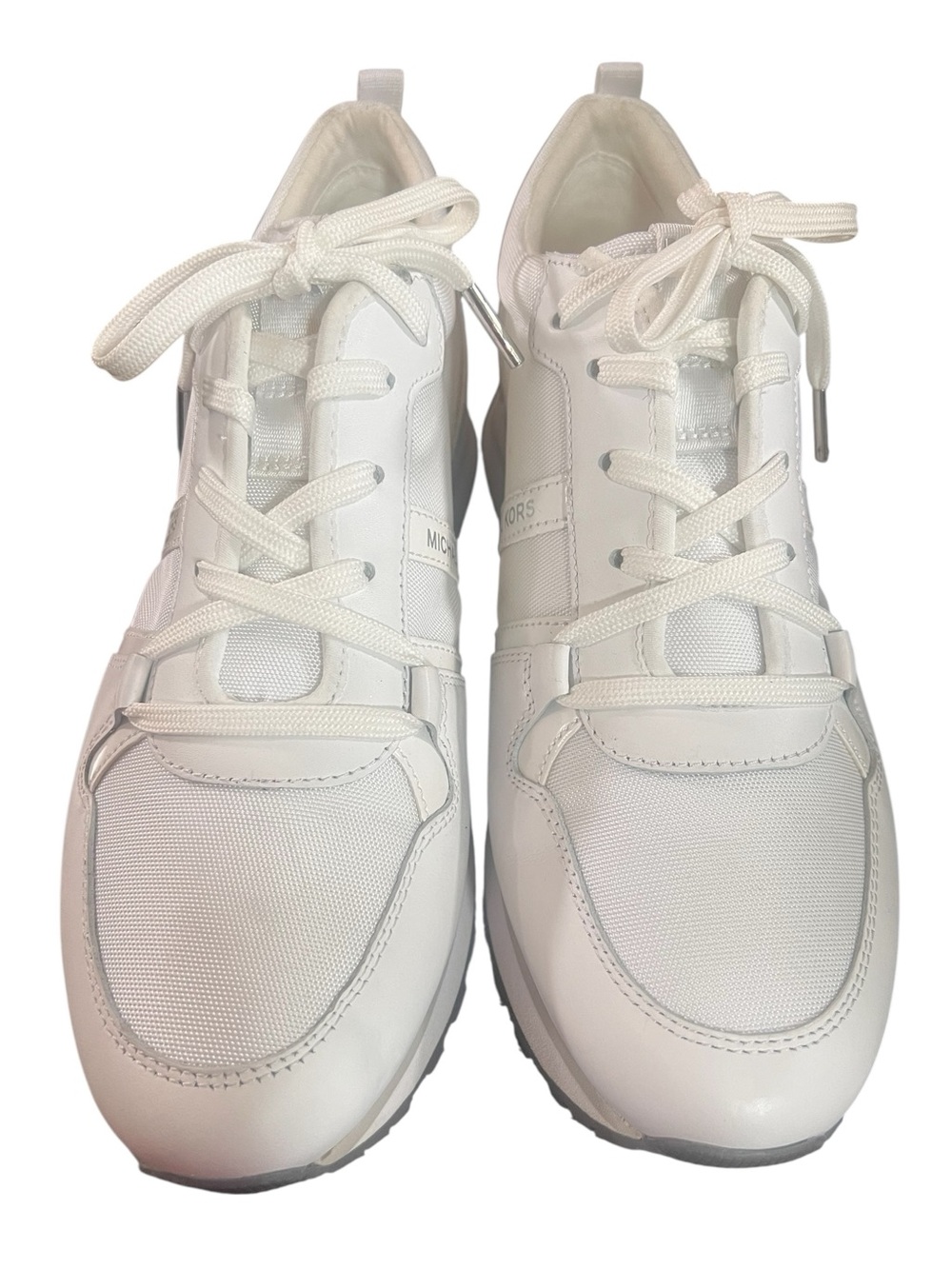 Michael Kor’s White MK with Silver  accents Sneaker - Picture 8 of 10